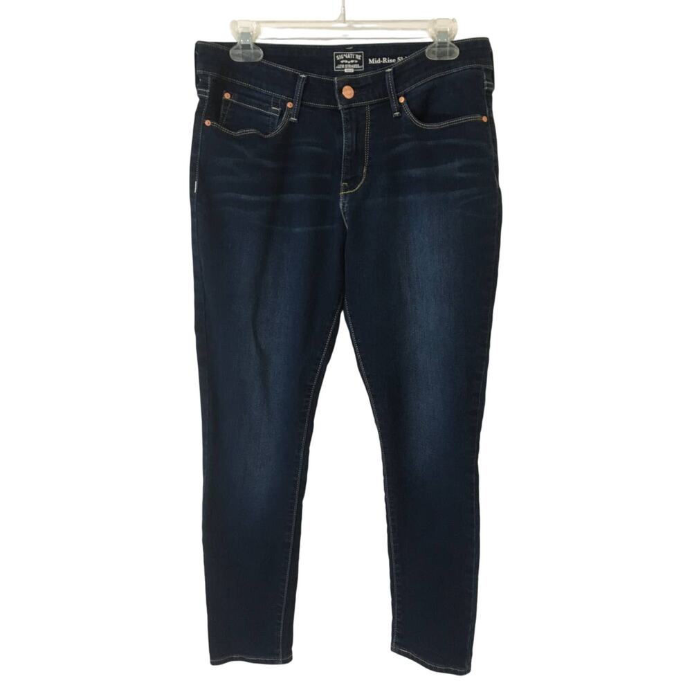 Levi Strauss Signature Gold Mid Rise Skinny Jeans 10S 30x30